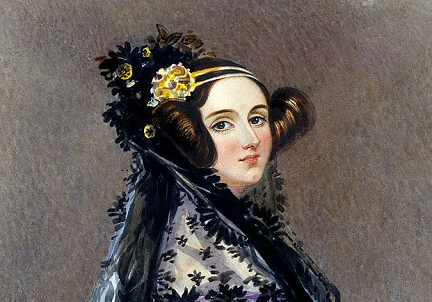 Pintura colorida da Ada Lovelace